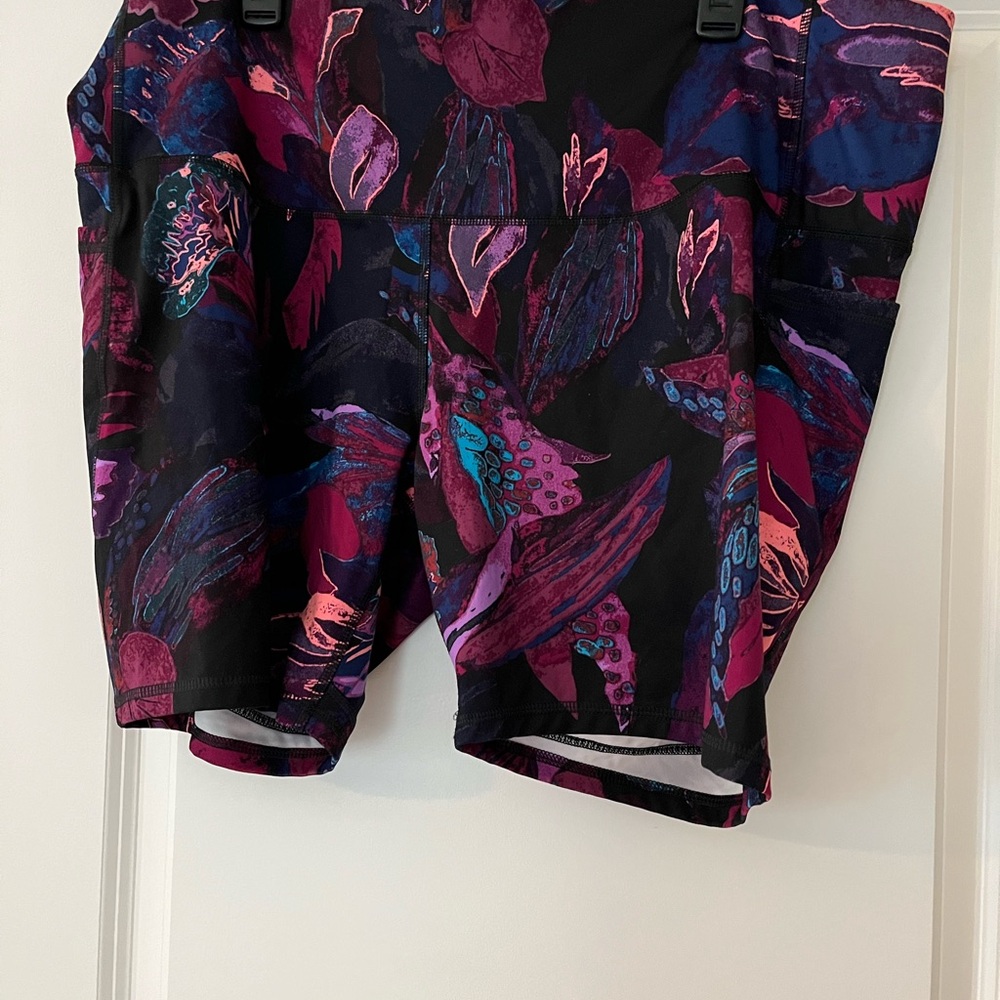 Colorful Floral Print Shorts
